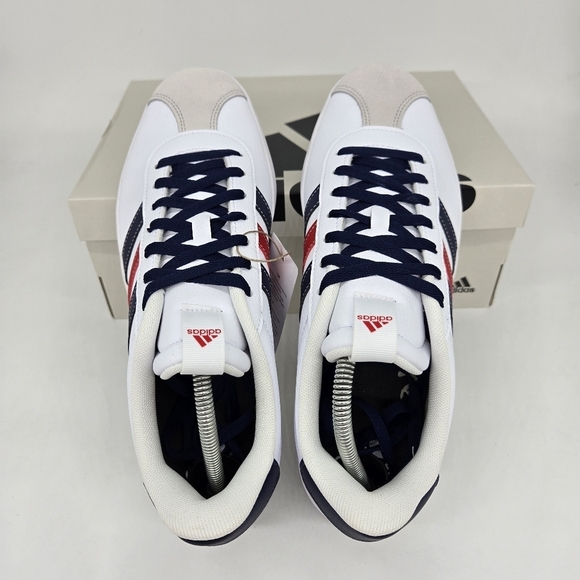 New adidas Vl Court 3.0 White Team Navy Blue Scarlet IF4465 Men\'s Shoes Size 8 main image 7